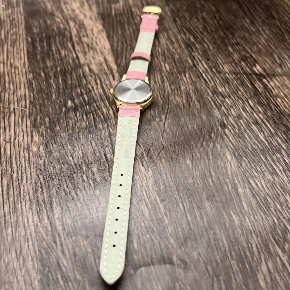 Wittnauer Pegasus Watch Women 24mm Champagne Dial Gold Tone Round New Battery